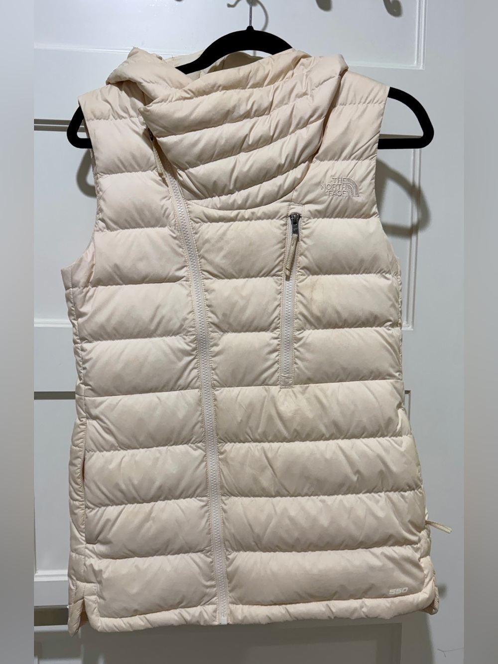 The North Face Women's Ecru Quilted Down Vest